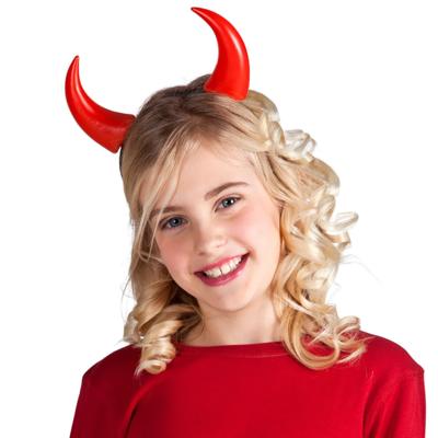 Boland Duivel hoorntjes - rood - PVC - diadeem - haarband - halloween - carnaval Boland Duivel hoorntjes - rood - PVC - diadeem - haarband - halloween - carnaval