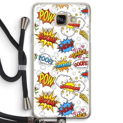 Pow Smack: Samsung Galaxy A5 (2016) Transparant Hoesje met koord