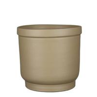 Mica Decorations Riva Bloempot - 26x26x23 cm - Terracotta - Taupe