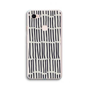 Moroccan stripes: Google Pixel 3 XL Transparant Hoesje