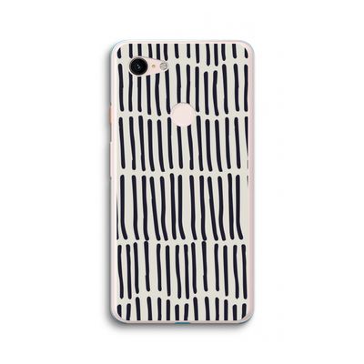 Moroccan stripes: Google Pixel 3 XL Transparant Hoesje