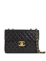 CHANEL Pre-Owned sac porté épaule Jumbo Classic Flap (1995) - Noir - thumbnail