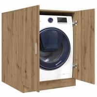 Wasmachinekast 70,5x71,5x91,5 cm artisanaal eikenkleurig