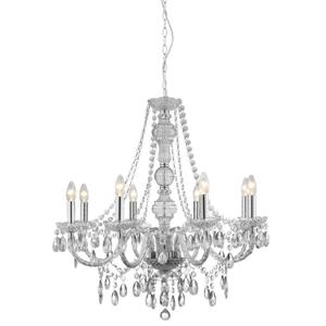 Searchlight Grote kroonluchterMarie Therese Ø 74cm transparant - 8888-8CL