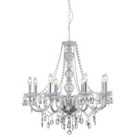 Searchlight Grote kroonluchterMarie Therese Ø 74cm transparant - 8888-8CL