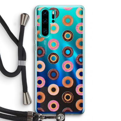 Donuts: Huawei P30 Pro Transparant Hoesje met koord