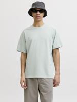 Jack - Jones Jcospongytee Ss Crew Neck Smu 12301890 Print T-shirts Aqua Gray