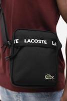 Lacoste Neocroc Logo Schoudertas Heren Zwart - Maat One Size - Kleur: Zwart | Soccerfanshop
