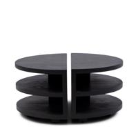 Rivièra Maison Salontafel Savannah Essenhout, Set van 2 stuks - Black - Rond - thumbnail