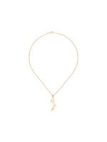 CHANEL Pre-Owned collier CC Heel à pendentif logo - Or