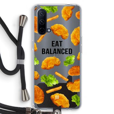 Eat Balanced: OnePlus Nord CE 5G Transparant Hoesje met koord