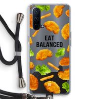 Eat Balanced: OnePlus Nord CE 5G Transparant Hoesje met koord