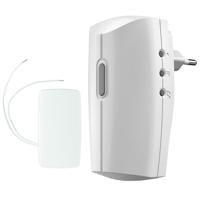 KlikAanKlikUit acdb-8000bc plug-in draadloze deurbelset met zender (wit)