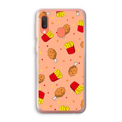Chicken 'n Fries: Samsung Galaxy A20e Transparant Hoesje