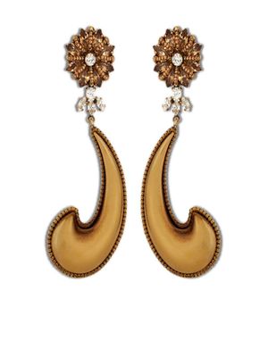 ETRO boucles d'oreilles serties de cristaux