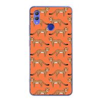 Cheetah: Honor Note 10 Transparant Hoesje
