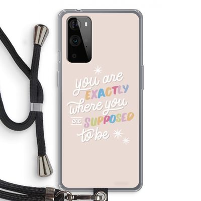 Right Place: OnePlus 9 Pro Transparant Hoesje met koord