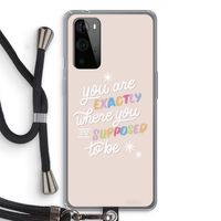 Right Place: OnePlus 9 Pro Transparant Hoesje met koord