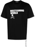 Mastermind Japan t-shirt en coton à slogan imprimé - Noir - thumbnail