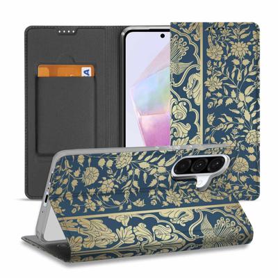 Samsung Galaxy A56 | A36 Smart Cover Beige Flowers