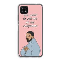 Hotline bling: Samsung Galaxy A22 5G Transparant Hoesje