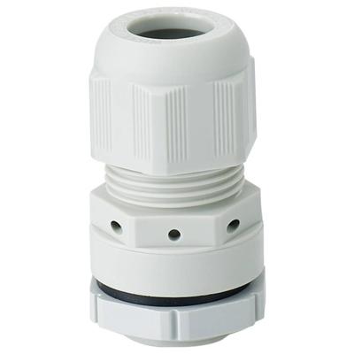 Hensel 36001003 Beluchtingsstop Met borgmoer, Met trekontlasting, Slagvast Kunststof Lichtgrijs 1 stuk(s)