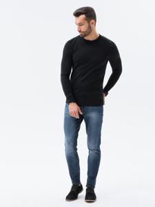 Ombre - heren sweater zwart - E177