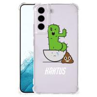 Samsung Galaxy S22 Stevig | Bumper Hoesje | Cactus Poo