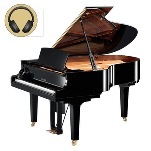 Yamaha D C3X EN PRO PWH messing Disklavier vleugel