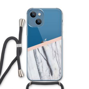 A touch of peach: iPhone 13 Transparant Hoesje met koord