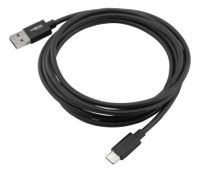 Ansmann USB-kabel USB 3.2 Gen1 (USB 3.0 / USB 3.1 Gen1) USB-A stekker, USB-C stekker 2.00 m Zwart Aluminium-stekker, TPE-mantel, Stekker past op beide manieren - thumbnail