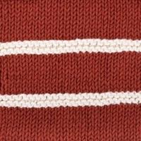 Yarn and Colors Striped Jumper Reversed Breipakket 6 XL Chestnut