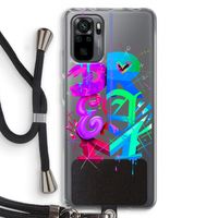 Dream: Xiaomi Redmi Note 10 Pro Transparant Hoesje met koord
