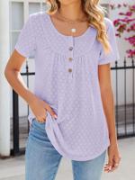 Casual Buckle Plain Shirt