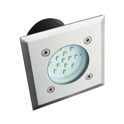LED Grondspot Vierkant 0,7 Watt - IP66 - 6000K