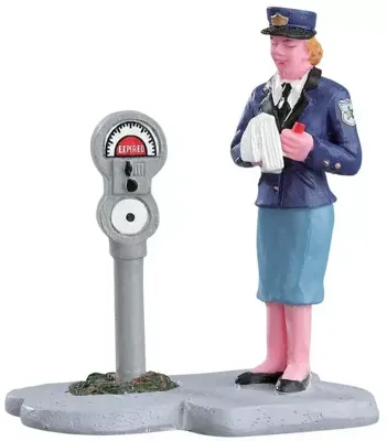 Lemax meter maid kerstdorp figuur type 2 Caddington Village 2017