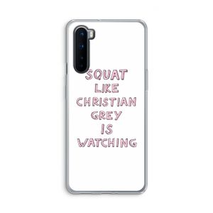 Christian Grey: OnePlus Nord Transparant Hoesje