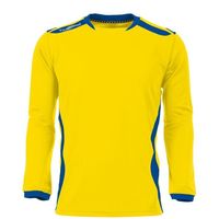 Hummel 111114 Club Shirt l.m. - Yellow-Royal - M - thumbnail