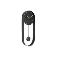 Wandklok slinger charme Zwart