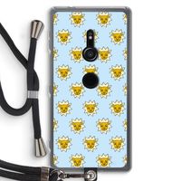 Leeuwenkoppen: Sony Xperia XZ2 Transparant Hoesje met koord