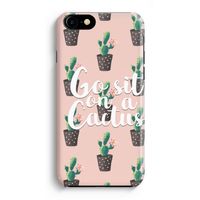 Cactus quote: Volledig Geprint iPhone 7 Plus Hoesje