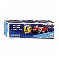 Posterverf 12 kleuren Hot Wheels, 20ml Posterverf 12 kleuren Hot Wheels, 20ml