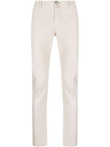 Jacob Cohën logo-patch straight-leg trousers - Tons neutres