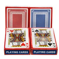 Poker/kaartspel - 1x - speelkaarten geplastificeerd   -