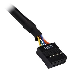 Inter-Tech CI-02 interne geheugenkaartlezer USB 2.0 zwart