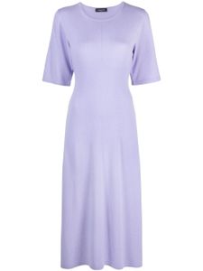 Fabiana Filippi robe en maille à coupe mi-longue - Violet