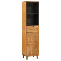 Badkamer Kast Lichtbruin 38 x 33.5 x 160 cm Massief Mango Hout
