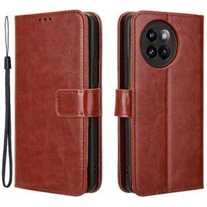 Xiaomi Civi 4 Pro/14 Civi Wallet Case met Magnetische Sluiting - Bruin