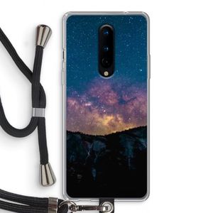 Travel to space: OnePlus 8 Transparant Hoesje met koord
