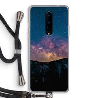Travel to space: OnePlus 8 Transparant Hoesje met koord